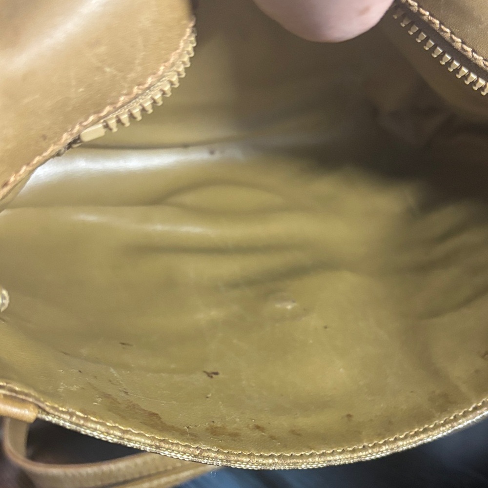 Celine vintage Tan Patterned Shoulder Bag - Picture 11 of 17